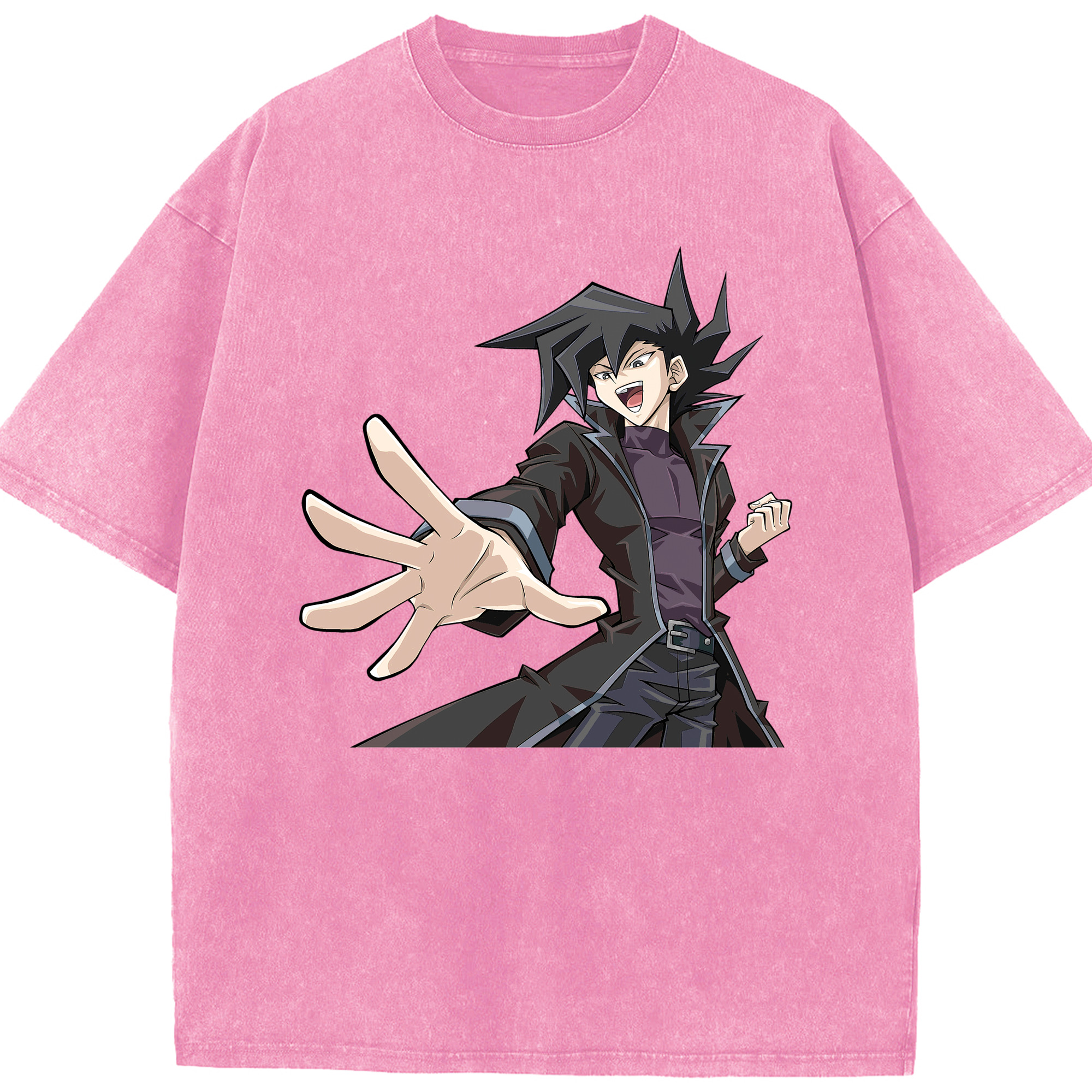 （画像用） 遊☆戯☆王 Yu-Gi-Oh! 綿100% ヴィンテージ風 半袖Tシャツ（フロントプリント）